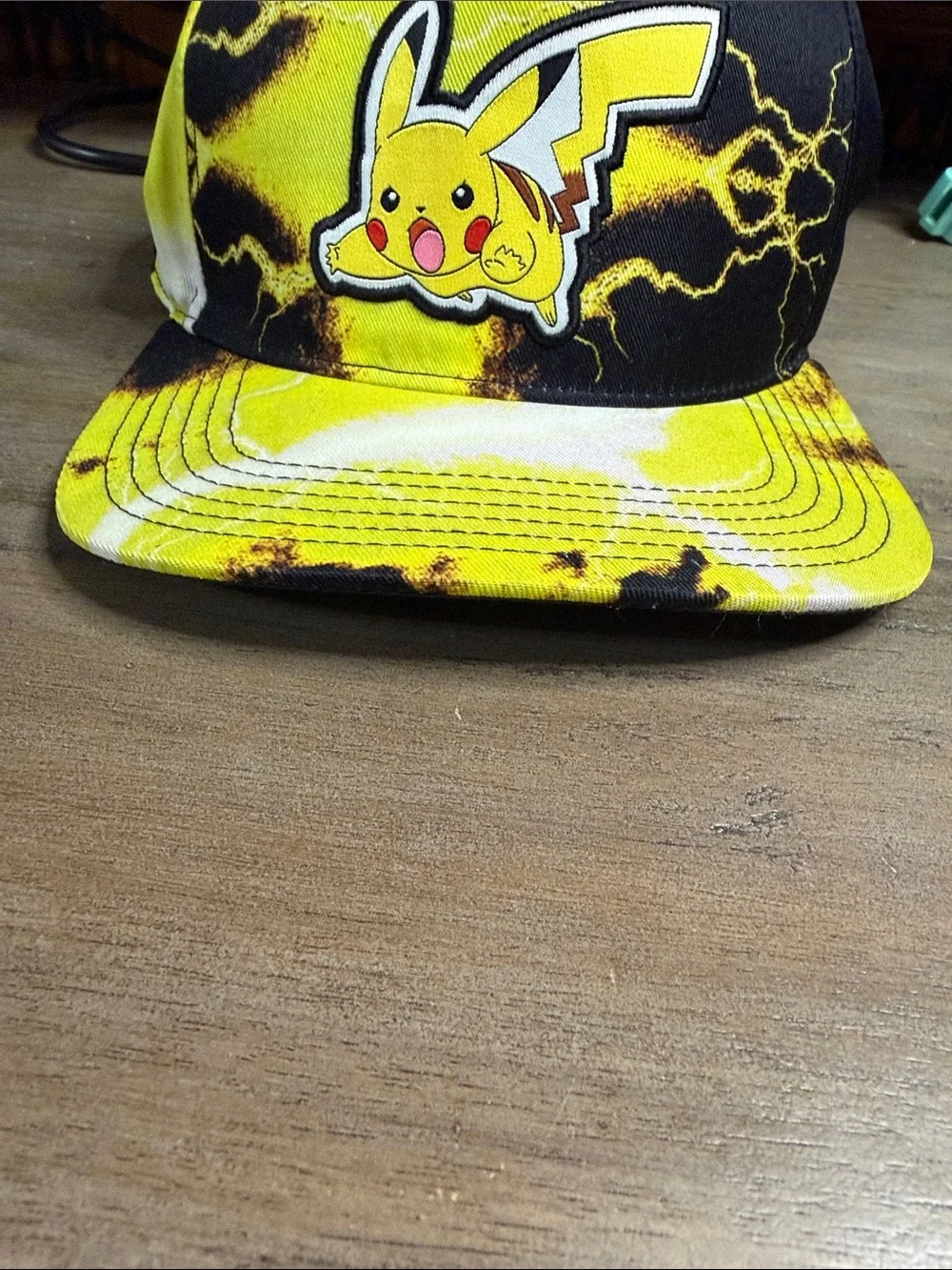 Bioworld Pokemon Pikachu Adjustable Snapback Hat